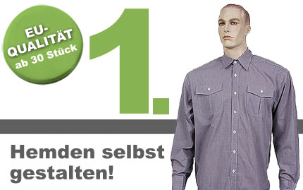 Hemden und Businesshemden selbst gestalten