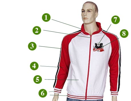individuelle Sweatshirts Stickerei
